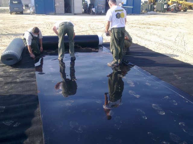 HDPE szigetelési kivitelezés